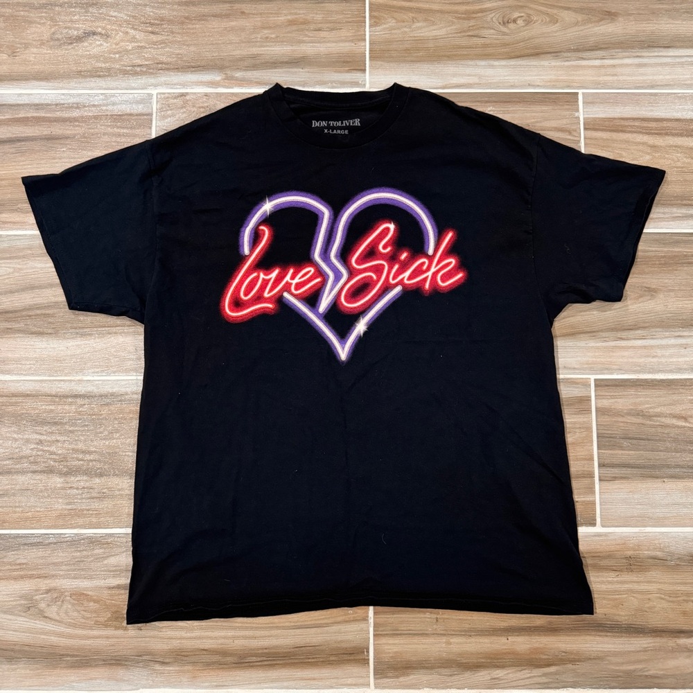 Don Toliver Neon Love Sick 2023 Tour Tee Shirt - Mens Sz XL
